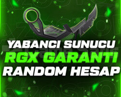 YABANCI SUNUCU RGX GARANTİLİ RANDOM HESAP