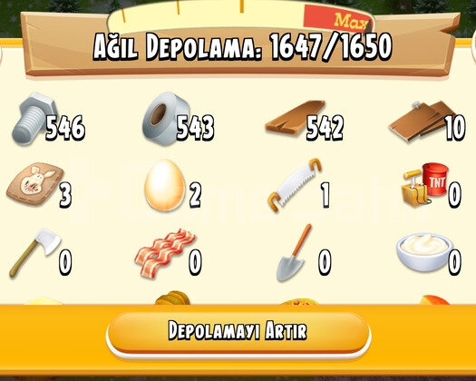 1600-1700 DEPOLU İÇİ AGİL DOLU OYUN