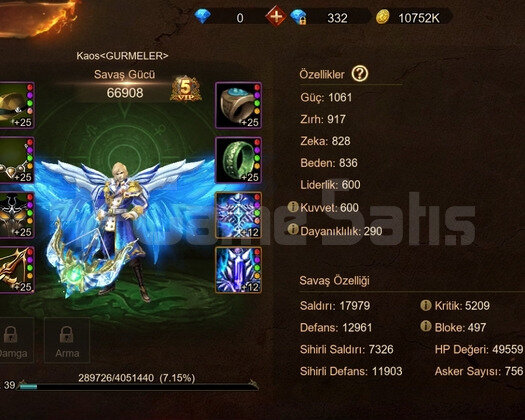 S24 39 lvl 66k Hesap Satılıktır