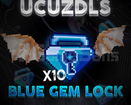 10 Blue Gem Lock