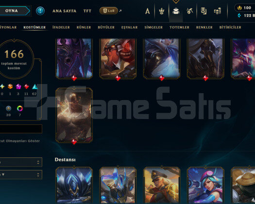 410 LEVEL / 166 SKİN / FUL HERO +MAİL +TELEFON