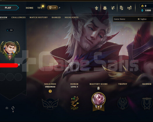 TR RANKED READY 30 LEVEL LOL HESABI