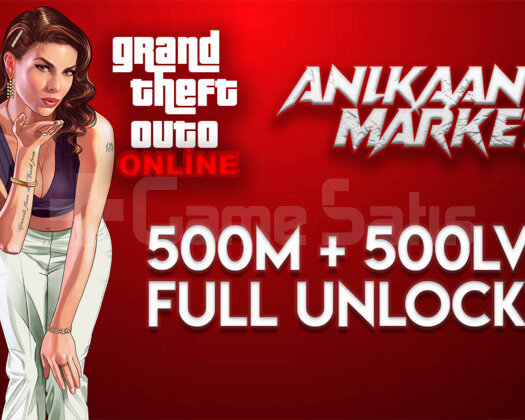 GTA Online 500M + 500 Lvl +Full Unlock