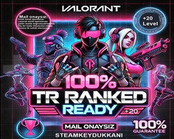 TR - RANKED HAZIR - MAİL ONAYSIZ | UNRANKED - 20LV