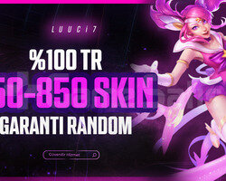 TR 100 50-850 SKİN GARANTİLİ RANDOM