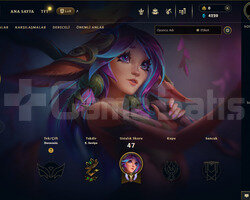 EUW Geçen Sezon Zümrüt | 6 Kostüm - 32 Hero | LoL