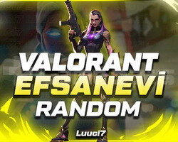 + VALORANT EFSANEVİ RANDOM HESAP+