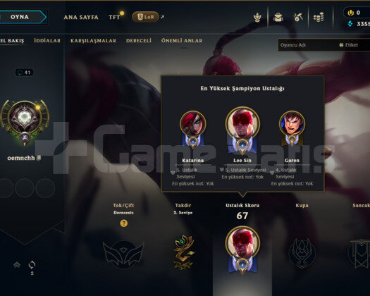 TR 2019 KURULUM 2020 DEMIR 4 HANDMADE LOL HESABI