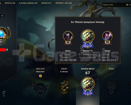 TR HANDMADE 46 LVL LOL HESABI