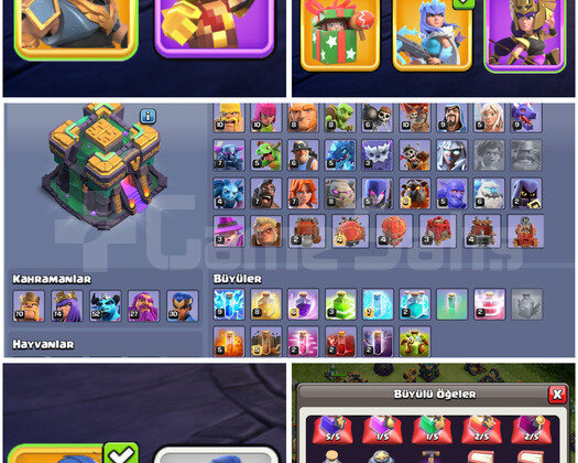 CLASH TH 14 MAX + MAX | 195 SEVİYE