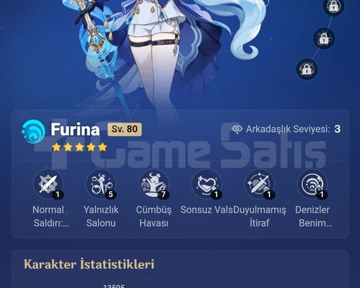 C3 furina ve imza silahı +navia ve wolf