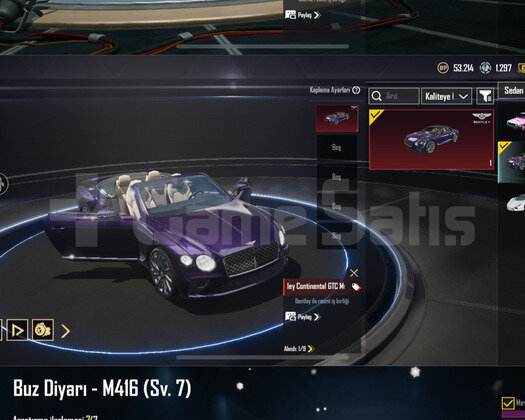 BUZ DİYARI 7 SV | 2 SPOR ARAÇ | BENTLEY | KOMUTAN