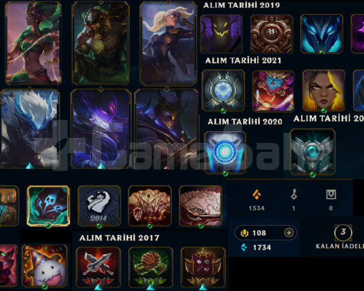 TR 2013 KURULUM NADIR SIMGELI 10 SKINLI LOL HESABI