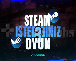 STEAM İSTEDİĞİNİZ 3 OYUN + GARANTİ