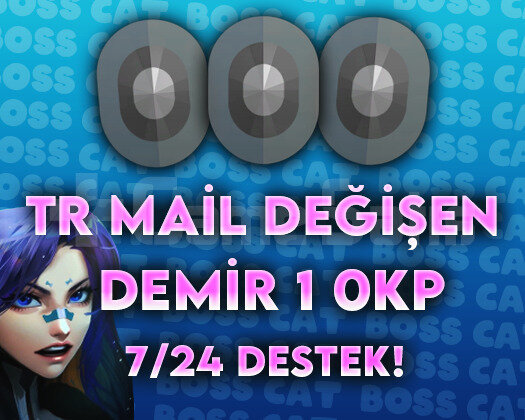 TR - DEMİR 1 0 KP - MAİL DEĞİŞEN - ULTRA DÜŞÜK MMR