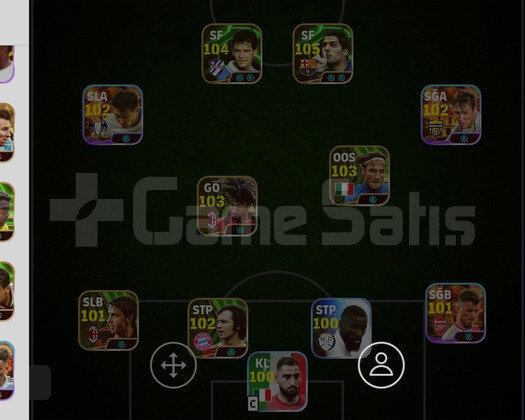 Efootball Dolu tek bag hesap bombacili