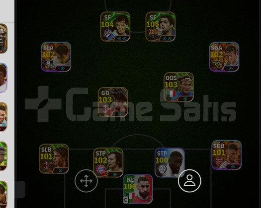 Efootball Dolu tek bag hesap bombacili