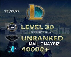 EUW | 30-50K MAVİ ÖZ - MAİL ONAYSIZ | RANKED HAZIR