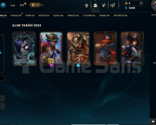TR UNRANKED 5 KOSTÜM 1 KOSTÜM KRİSTALİ