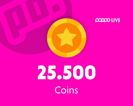 Poppo Live 25500 Coins