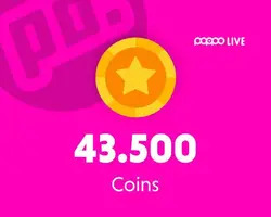 Poppo Live 43500 Coins
