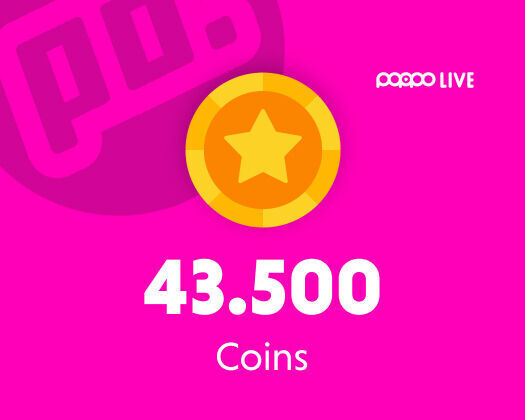 Poppo Live 43500 Coins
