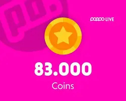 Poppo Live 83000 Coins