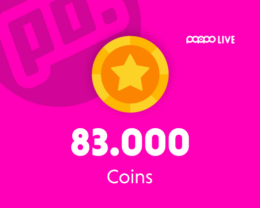 Poppo Live 83000 Coins