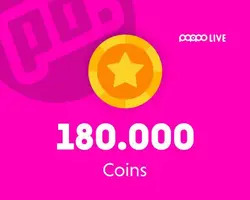 Poppo Live 180000 Coins