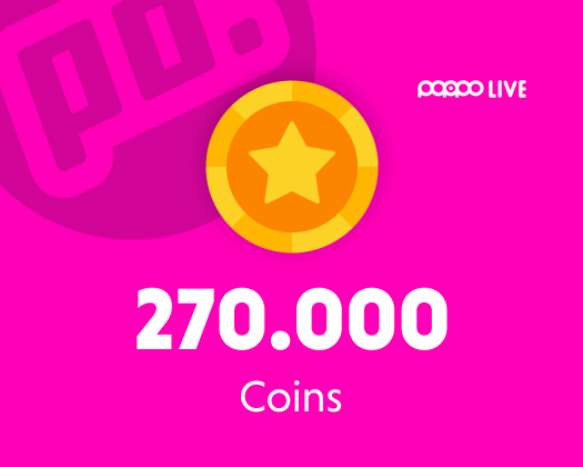 Poppo Live 270000 Coins