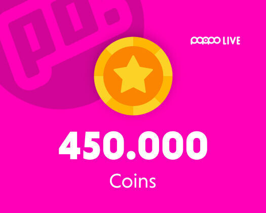 Poppo Live 450000 Coins