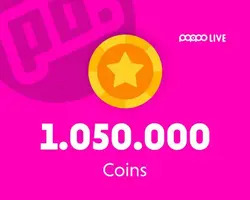Poppo Live 1050000 Coins