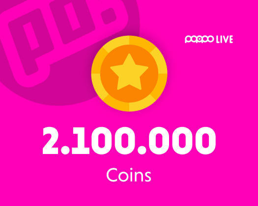 Poppo Live 2100000 Coins