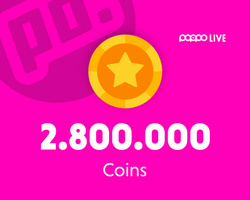 Poppo Live 2800000 Coins