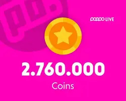 Poppo Live 2800000 Coins