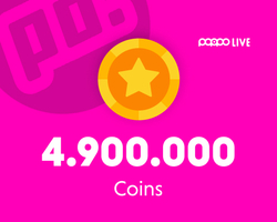 Poppo Live 4900000 Coins
