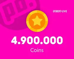 Poppo Live 4900000 Coins