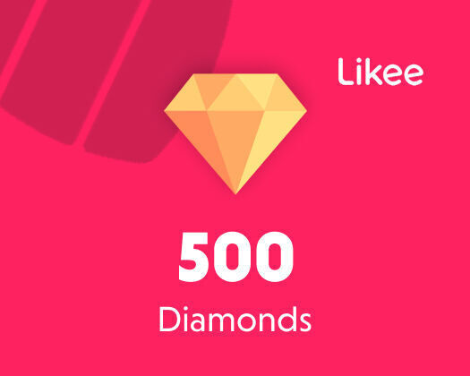 Likee 500 Diamonds