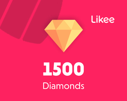 Likee 1500 Diamonds