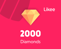 Likee 2000 Diamonds