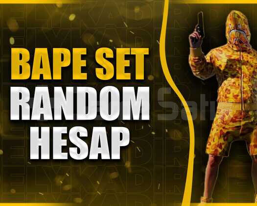 BAPE RANDOM HESAP PUBG MOBİLE