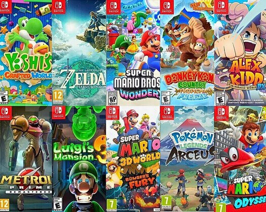 Nintendo Switch İstediğiniz  2 Oyun