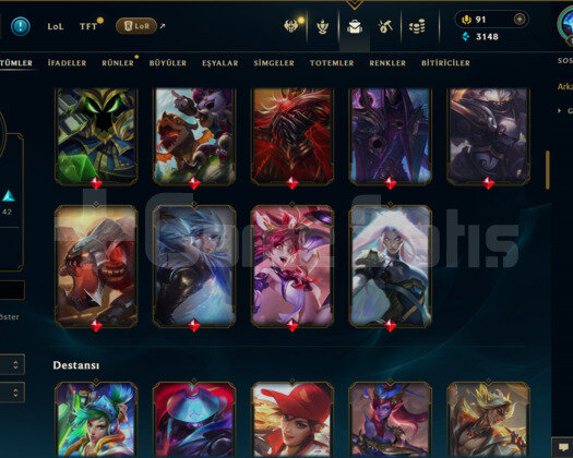 186 LEVEL / 99 SKİN / 138 HERO +MAİL +6750 SATIŞ
