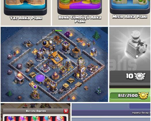 CLASH TH 15 MAX | 14 KOSTÜM - 3 ARKAPLAN