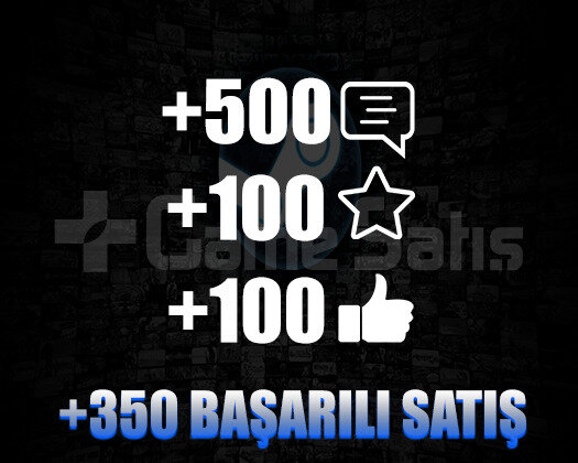STEAM YORUM LIKE FAVORI GRUP UYESI BOOSTU
