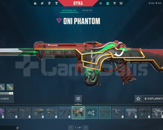 #MAİLLİ #TR K/TAK BATTLE PAS ONI PHANTOM