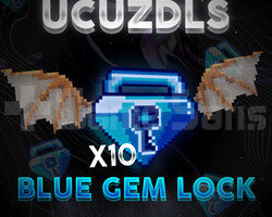 10 Blue Gem Lock