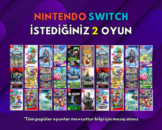 Nintendo Switch İstediğiniz 2 Oyun