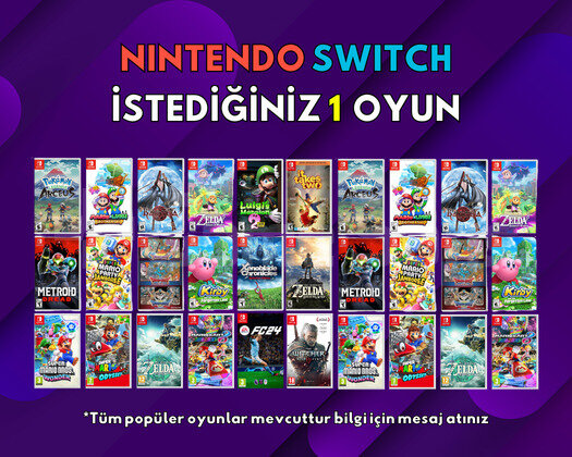 Nintendo Switch İstediğiniz 1 Oyun