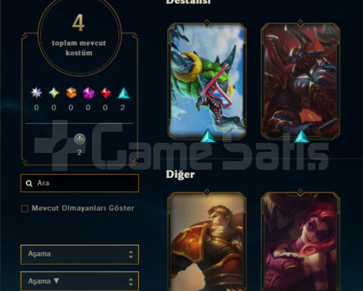 EUW 4 SKIN 14 HERO 25 SEVIYE HANDMADE SMURF HESAP